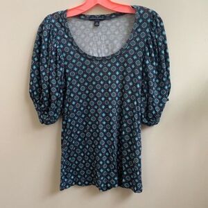 Vintage Banana Republic puffy sleeve Y2K top XS